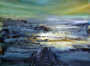 Forklaringskyst. Akryl på lærred 110 x 80 cm