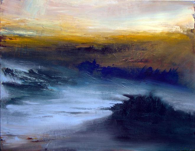 Kunst Svendborg : Mellem n&aelig;r og fjern. 110 x 86 cm. Hospice Sydfyn