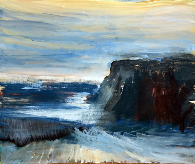 Erria Coast. 2017 120 x 100 cm