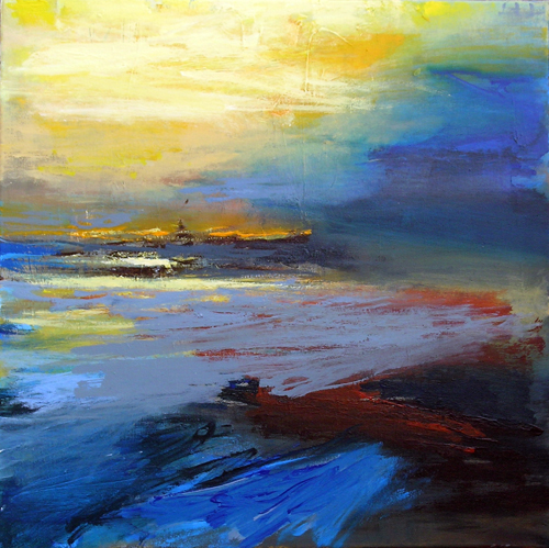 Af havets sk&oslash;d. 60 x 60 cm